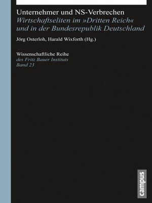 cover image of Unternehmer und NS-Verbrechen